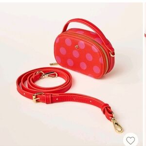 Kate Spade x Target Pink Polka Dot Mini Crossbody Bag